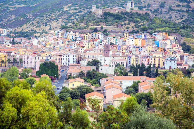 Bosa Sardegna Fotografia Stock Immagine Di Festa Castello 43463130