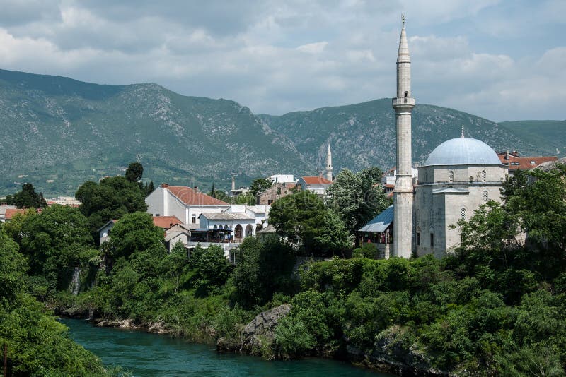 Bosnien - herzegovina mostar royaltyfri fotografi Bosnien - herzegovina mostar royaltyfri fotografi