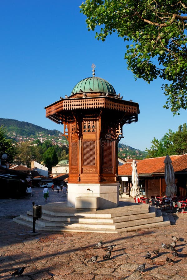 Bosnienfount herzegovina historiska sarajevo