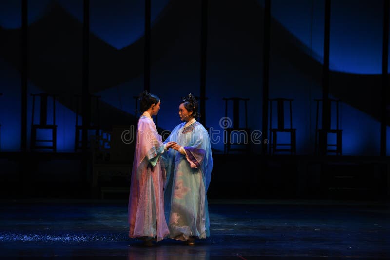 Bosom girlfriend-death feast-Modern drama Empresses in the Palace royalty free stock photography