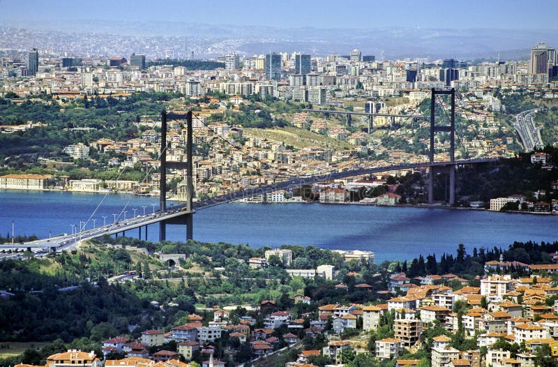 Bosphorus bridge royalty free stock image