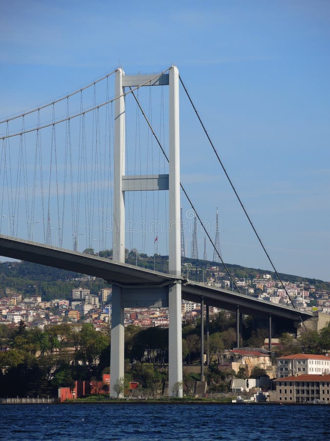 Bosphorus Suspension Bridge, Turkey. Editorial Photo Image of