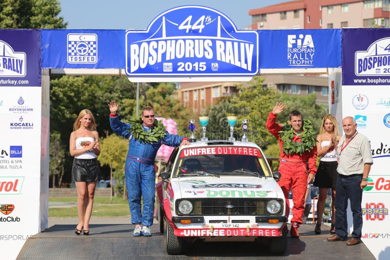 Bosphorus Rally 2015 stock fotografie