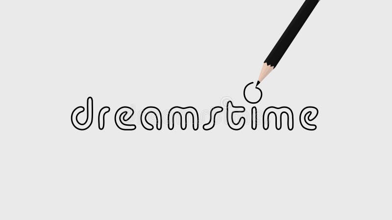 Bosquejo del logotipo de Dreamstime