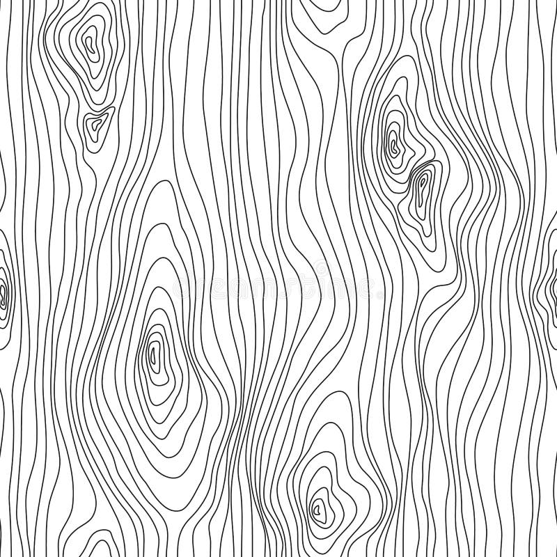 Bosquejo inconsútil de la textura de madera r r Fondo del vector ilustración del vector Bosquejo inconsútil de la textura de madera r r Fondo del vector ilustración del vector