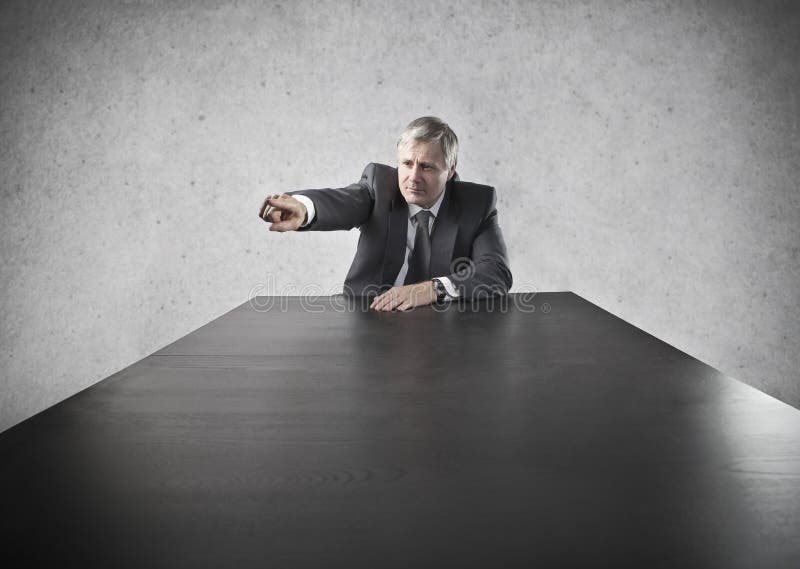 Boss royalty free stock photography