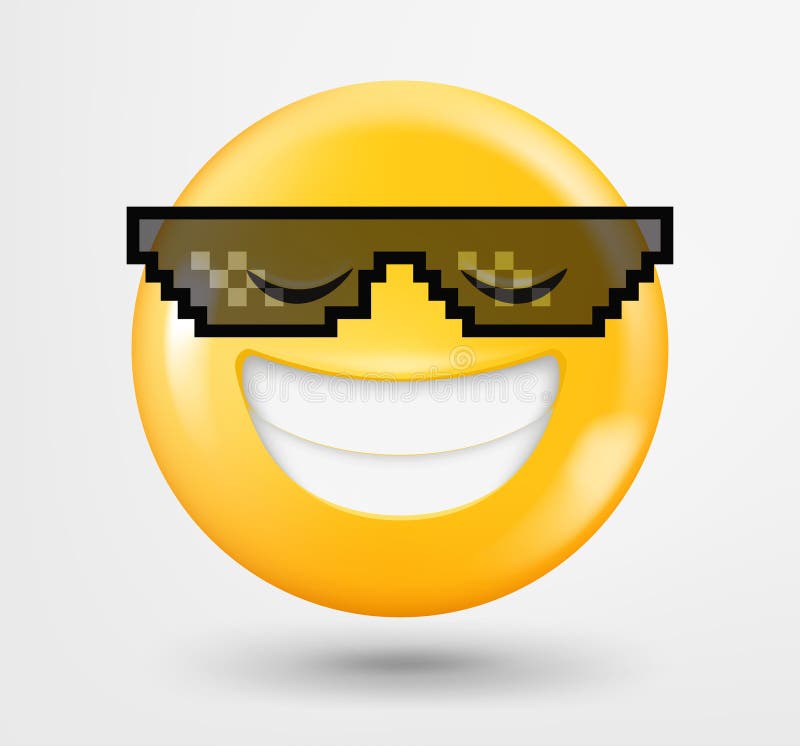 Boss Emoji 3d Vector. Emoticon Isolated on White Background Stock ...