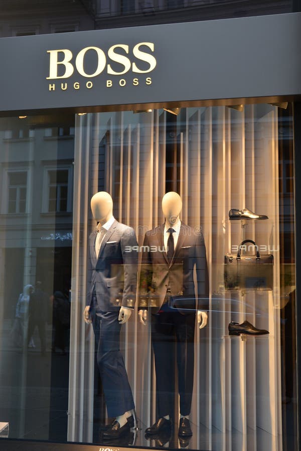 Hugo Boss Suits Men Wear in Berlin Editorial Photo - Image of wear: 93343026