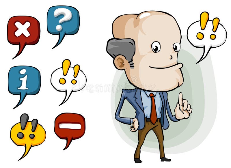 Boss Message vector illustration