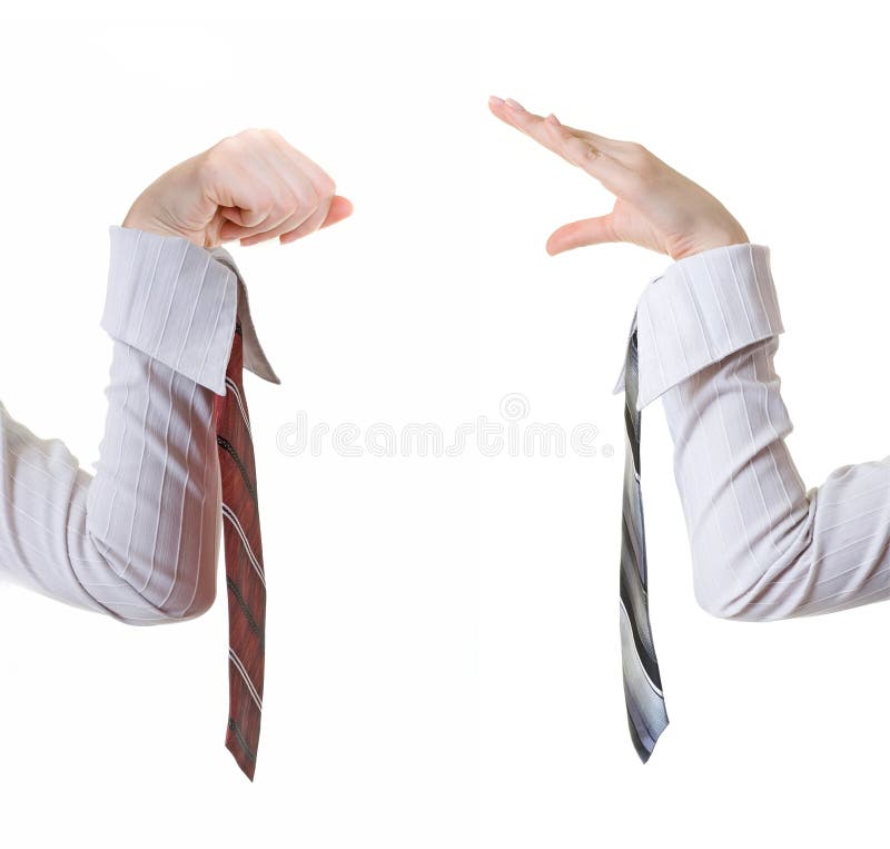 Boss scolding his employee. stock photography Boss scolding his employee. stock photography
