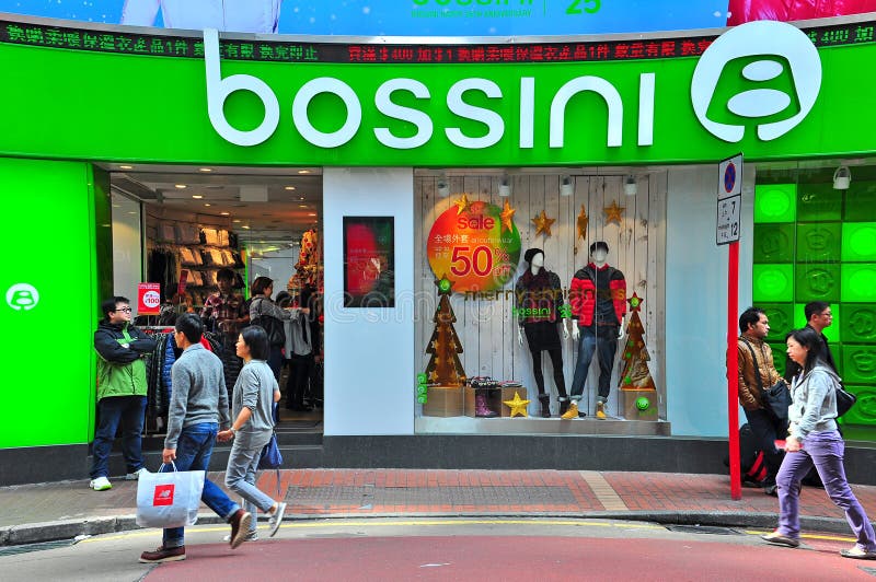 Bossini Apparel Outlet, Hong Kong Editorial Photo Image of luxury