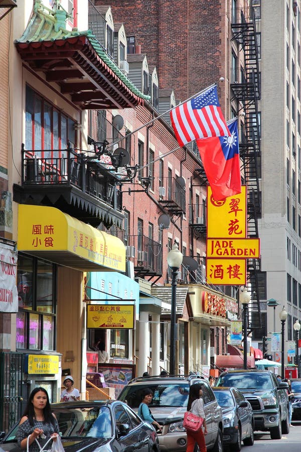 Boston Chinatown editorial stock photo. Image of boston - 34087008