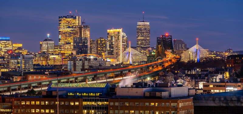 Boston Cityscape Panorama