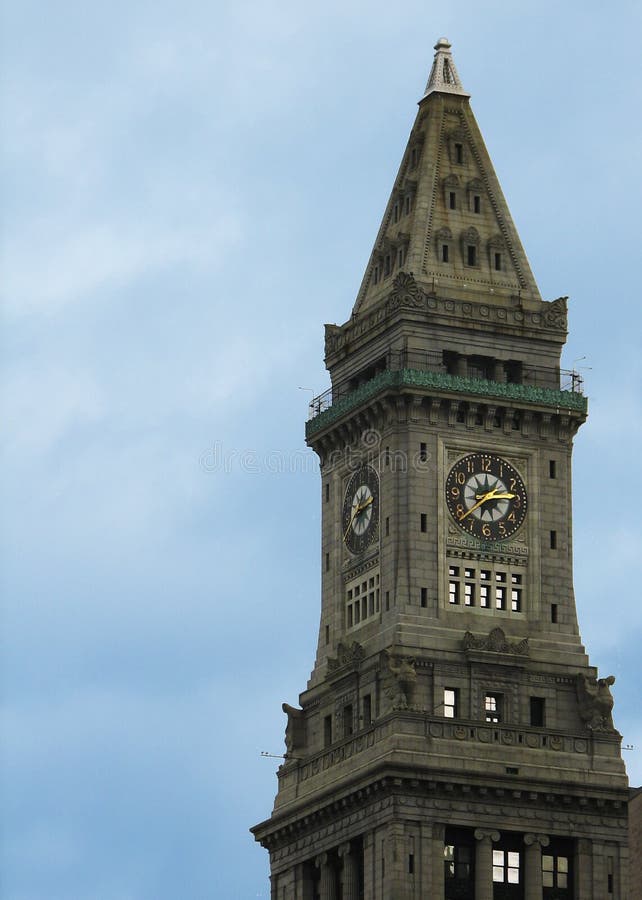 Boston Clock Tower, MA, USA Stock Photo Image of ancient, cityscape