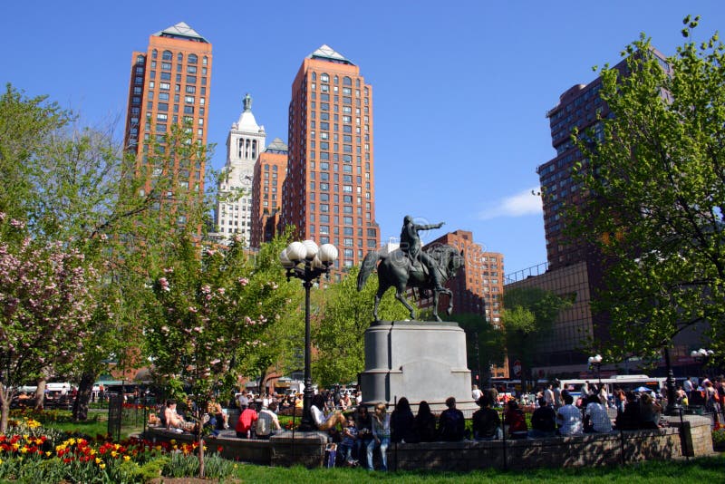 Boston Common and Public Garden, USA Editorial Stock Image Image of