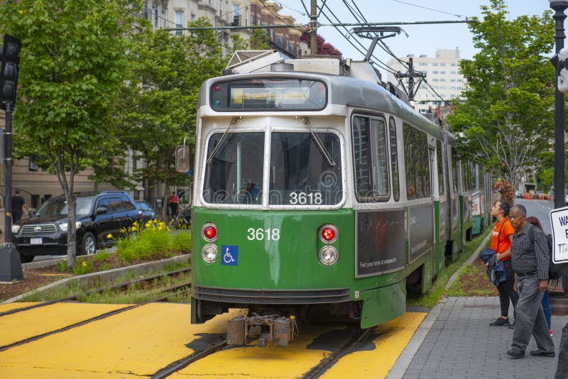 Boston Metro Green Line, Boston, Massachusetts, USA