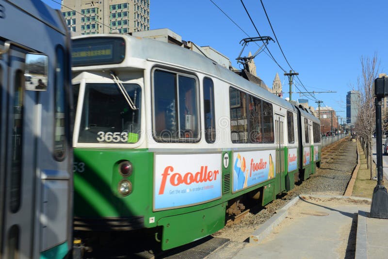 Boston Metro Green Line, Massachusetts, USA