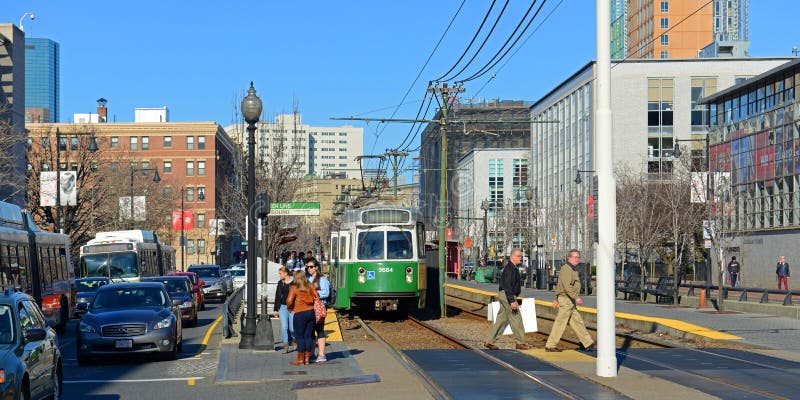 Boston Metro Green Line, Massachusetts, USA