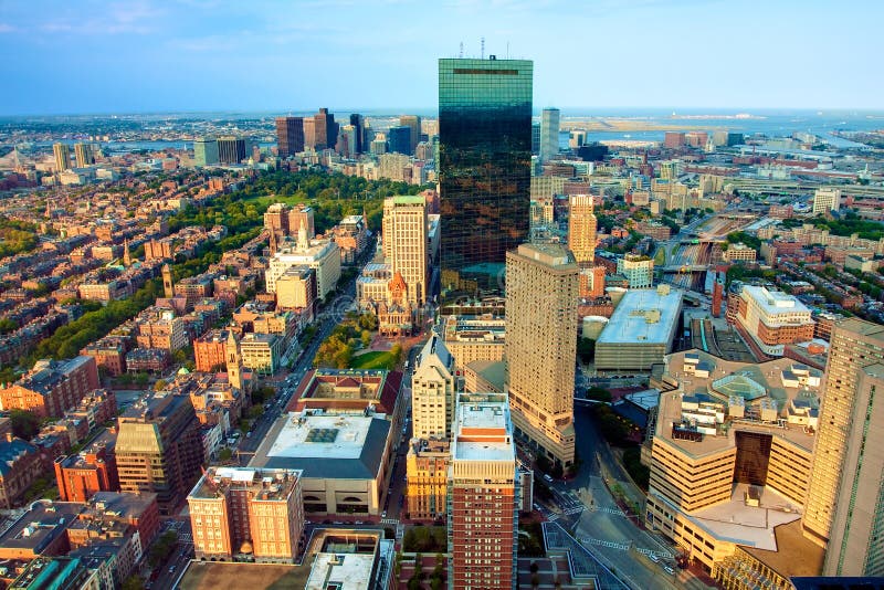 Boston Skyline stock photo