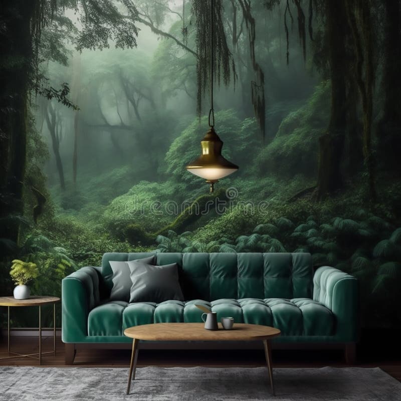 Boswachterij stock illustratie