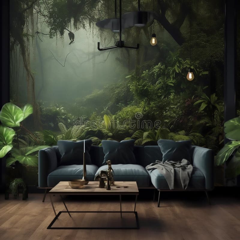 Boswachterij stock illustratie