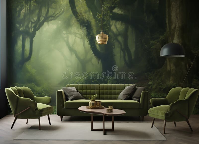 Boswachterij stock illustratie