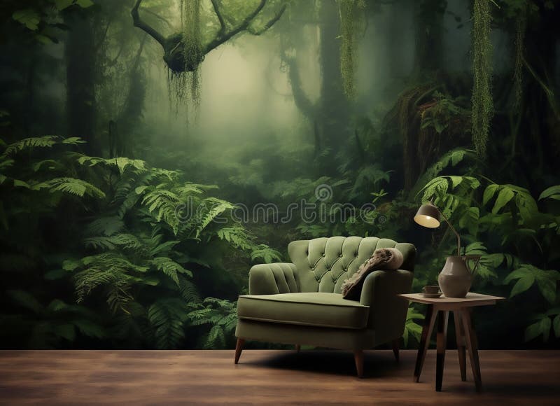 Boswachterij royalty-vrije illustratie