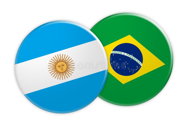 Botón De La Bandera De La Argentina En El Botón De La Bandera Del Brasil, Ejemplo 3d En El Fondo Blanco Stock de ilustración - Ilustración de divisa, indicador: 135869869 Botón De La Bandera De La Argentina En El Botón De La Bandera Del Brasil, Ejemplo 3d En El Fondo Blanco Stock de ilustración - Ilustración de divisa, indicador: 135869869