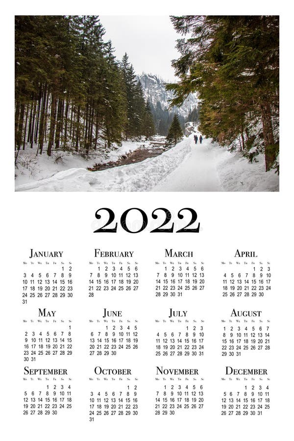 Photography Calendar Beloved Mountains Wall Calendar 2022 
