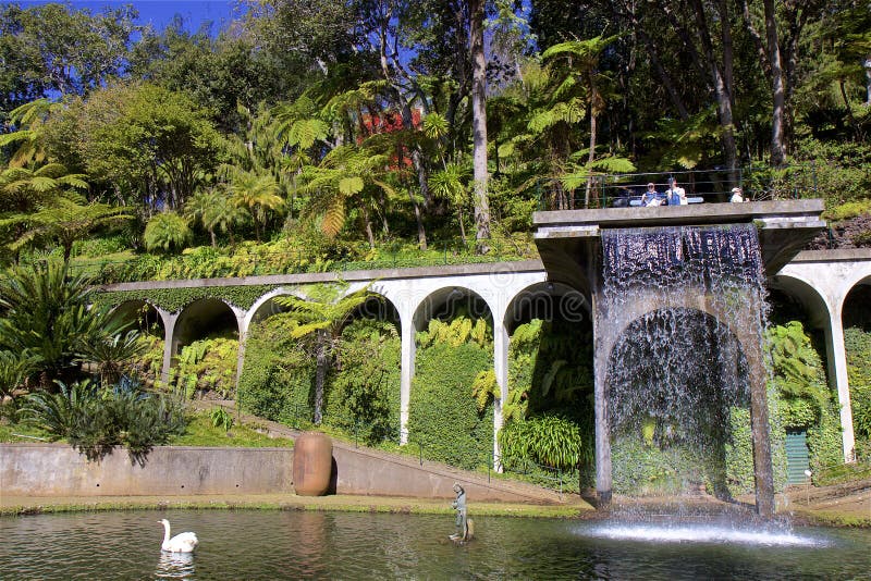 Botanische Tuin in Funchal, Madeira stock afbeelding