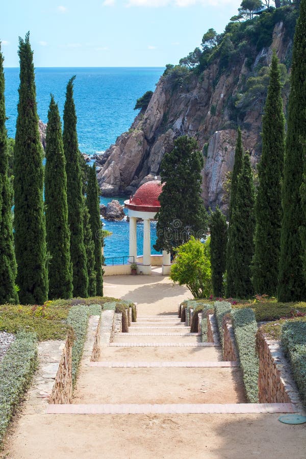 Botanischer Garten Marimurtra In Blanes Nahe Barcelona, Spanien