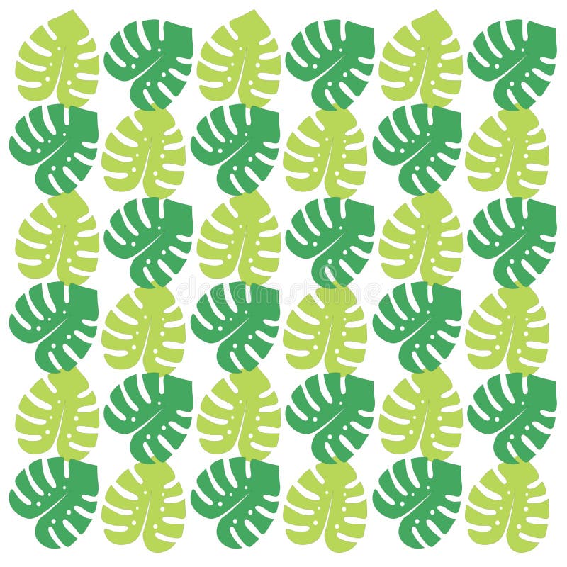 Botanisches Sommerblattmuster lizenzfreie abbildung