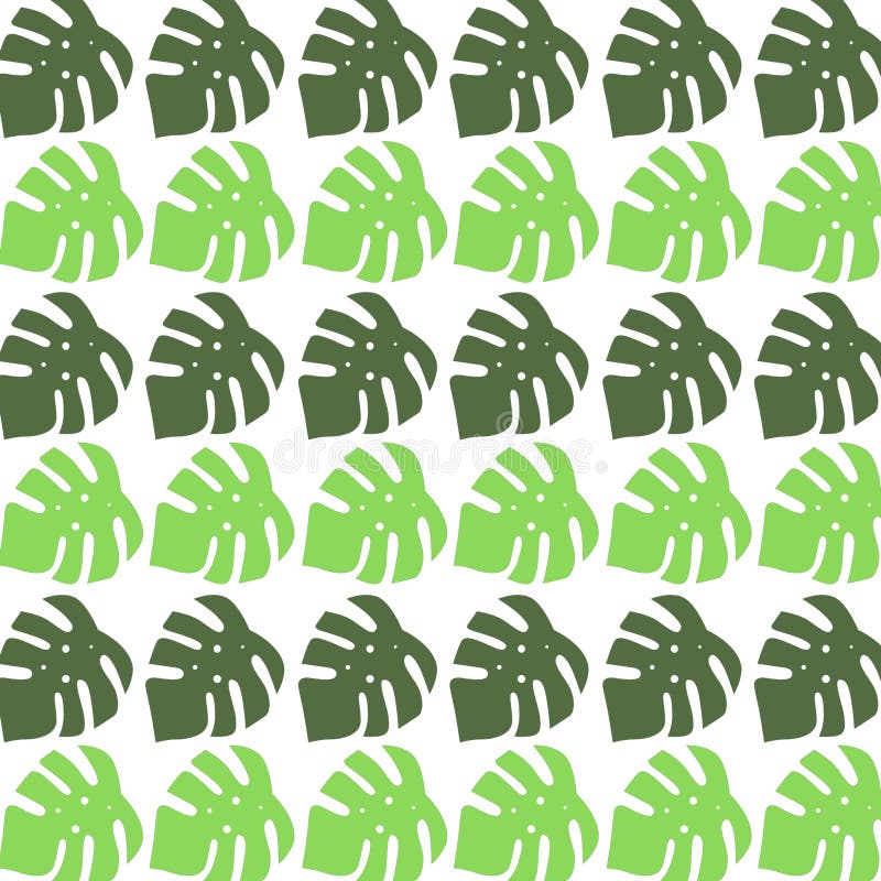 Botanisches Sommerblattmuster lizenzfreie abbildung