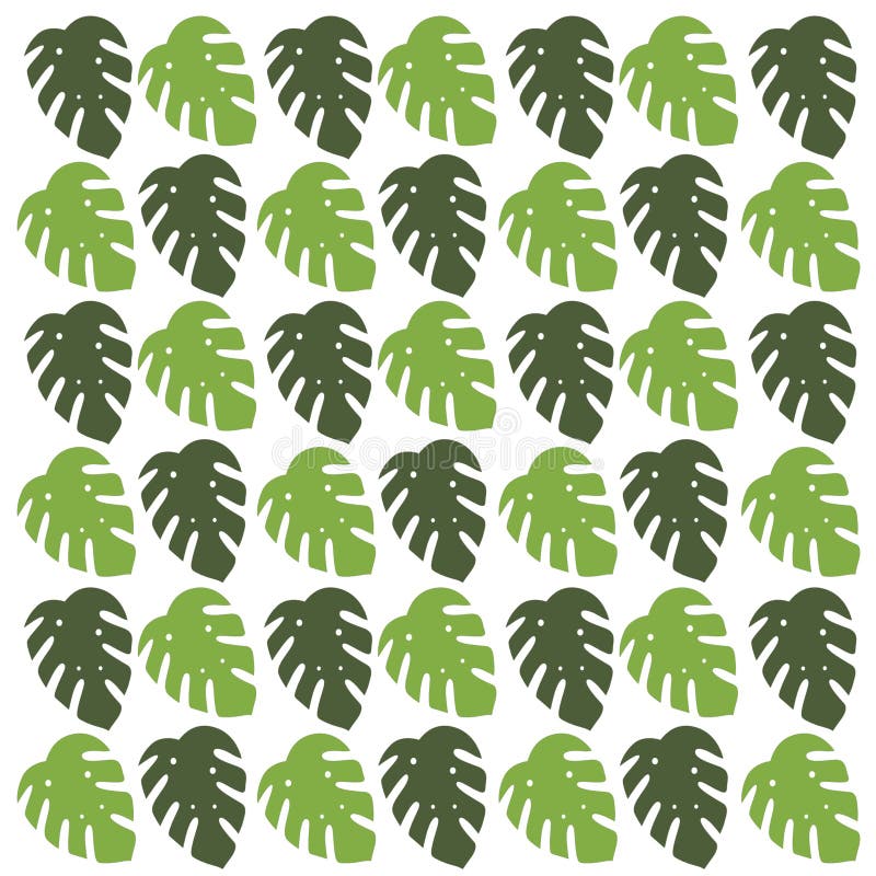 Botanisches Sommerblattmuster stock abbildung