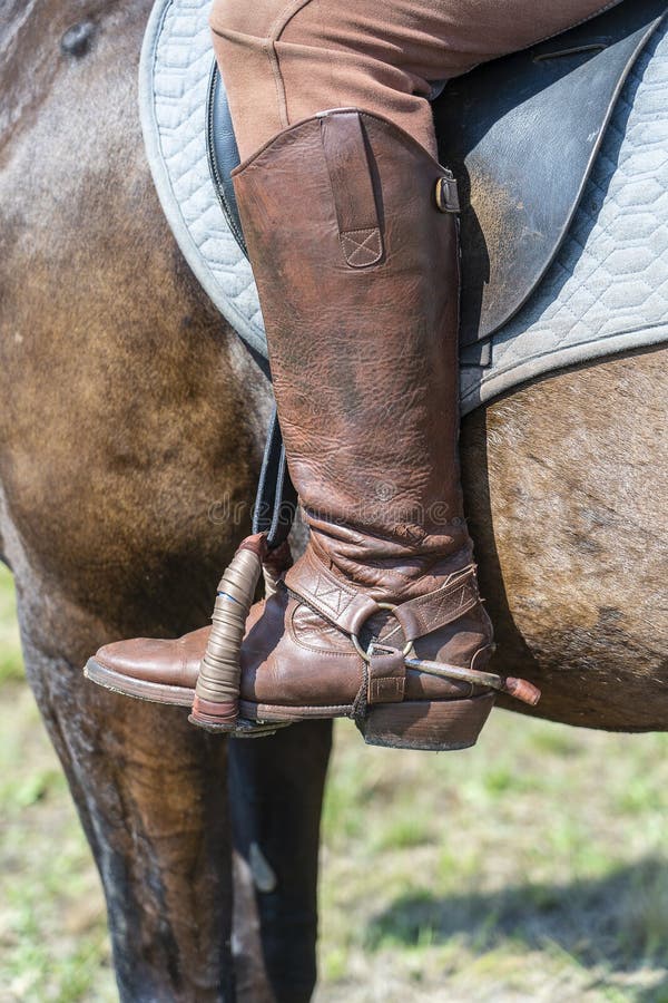 Botas De Equitación De Jockey En El Arranque. Hombre Marrón Foto de archivo - Imagen de yegua, piernas: 226444966