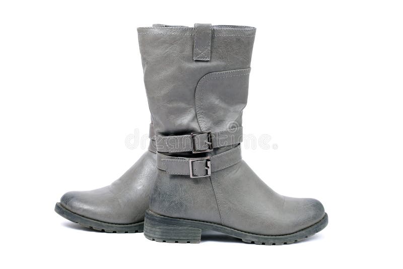 botas grises