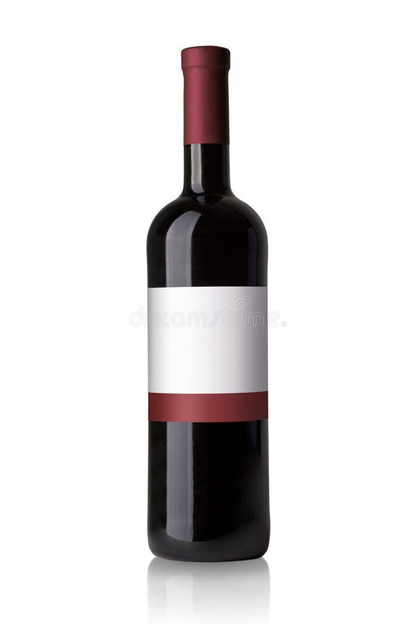 Botella de vino rojo fotos de archivo Botella de vino rojo fotos de archivo