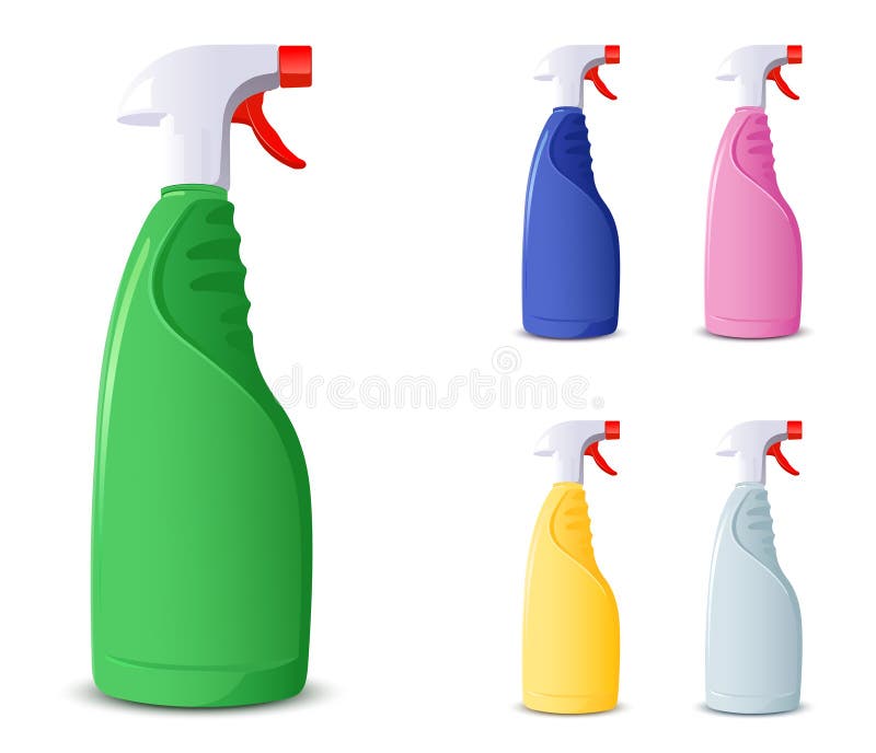 Botella del aerosol de la limpieza