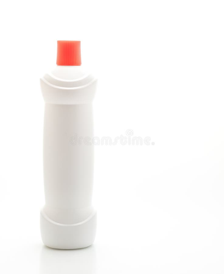 Botella del líquido de la limpieza del cuarto de baño imagen de archivo Botella del líquido de la limpieza del cuarto de baño imagen de archivo