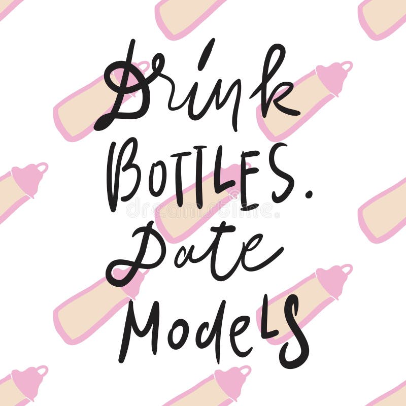 Botellas de la bebida Modelos de la fecha Letras de la mano para su diseño Citas de la camiseta del bebé libre illustration Botellas de la bebida Modelos de la fecha Letras de la mano para su diseño Citas de la camiseta del bebé libre illustration