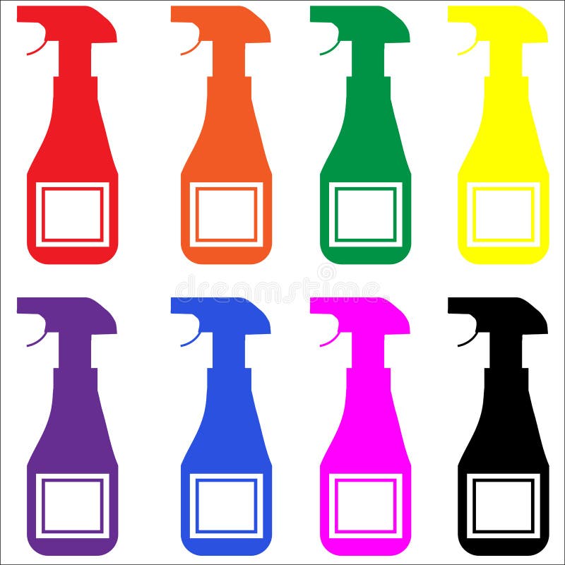 Botellas del aerosol libre illustration Botellas del aerosol libre illustration