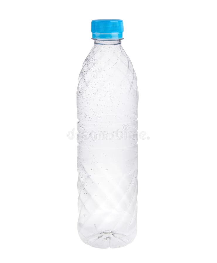 Botellas Plásticas Vacías Aisladas En El Fondo Blanco. Foto de