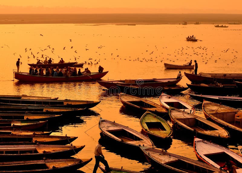 Boten in Varanasi