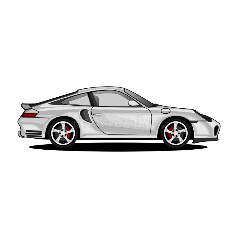 Porsche 911 old Turbo editorial photography. Illustration of luxury ...