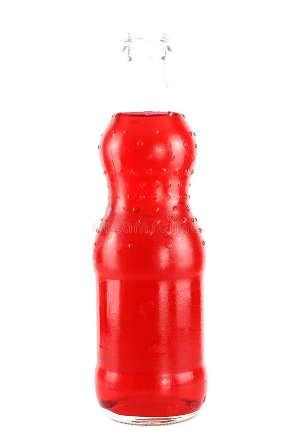 Bottiglia di acqua rossa immagine stock libera da diritti Bottiglia di acqua rossa immagine stock libera da diritti