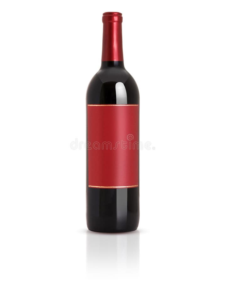 Bottiglia sigillata del vino rosso
