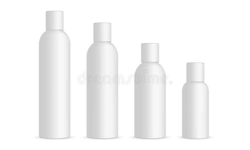 Bottiglie cosmetiche di plastica 120ml, 100ml, 60ml, 30ml