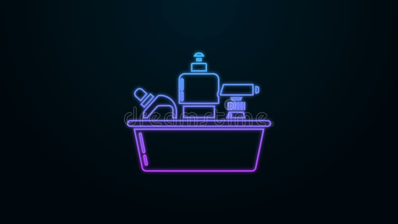 Bottiglie di plastica per detersivo per bucato liquido, candeggina, liquido per lavare piatti o altro detergente illustrazione di stock