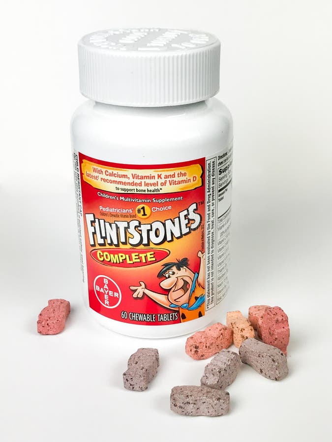 Flintstones Complete Children`s Vitamins. 