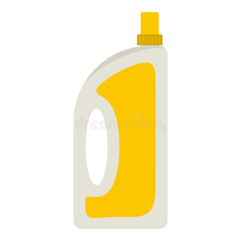 Bottle of conditioning or detergent icon stock illustration